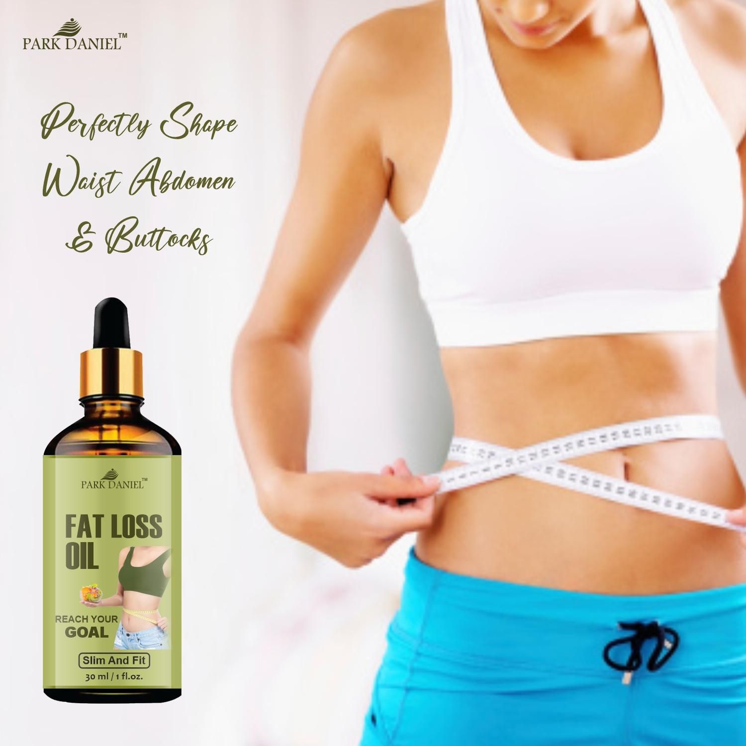 Park Daniel Fat Burner - A Belly fat reduce oil/ weight loss massage oil/ fat burner oil for women/ slimming oil 30ml